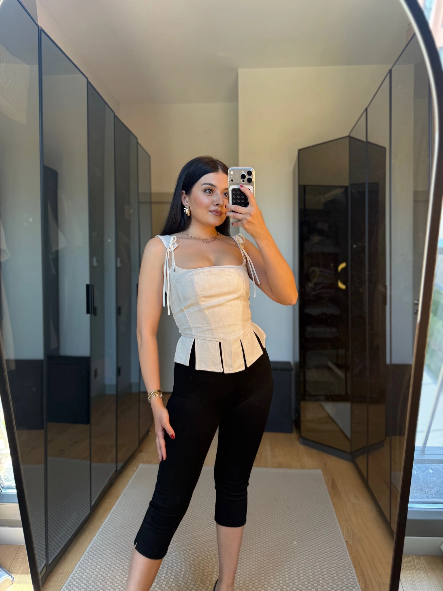 Askılı korse bluz